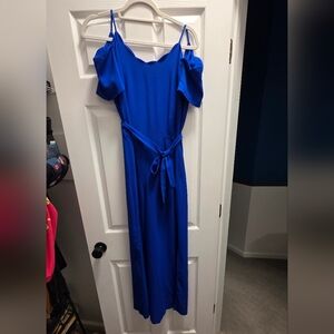 Elegant Blue Women's Romper